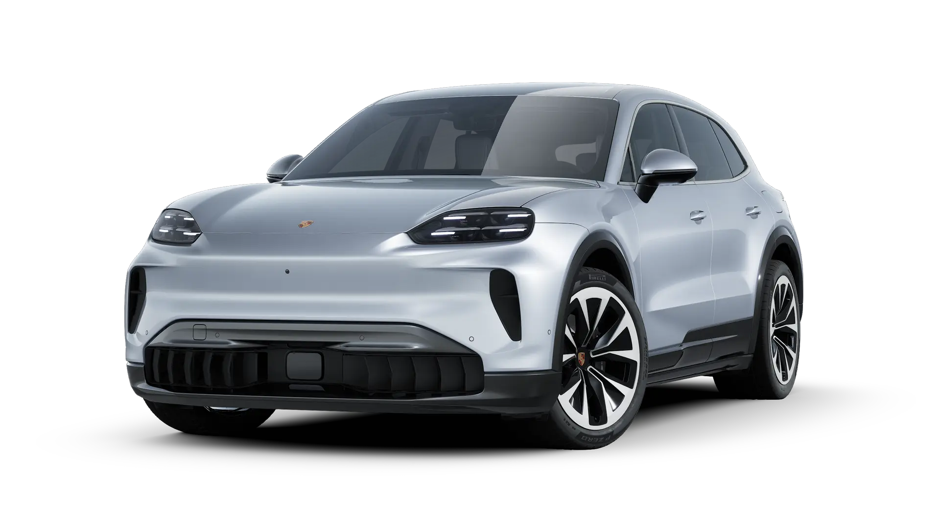 Cayenne 外观图，显示汽车的前部和左侧