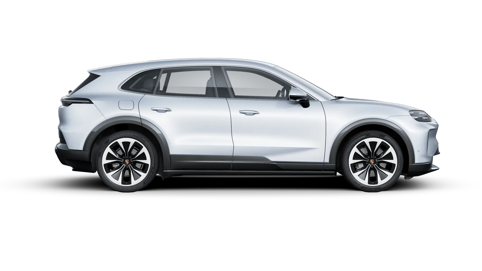 Cayenne 外观图，显示汽车右侧