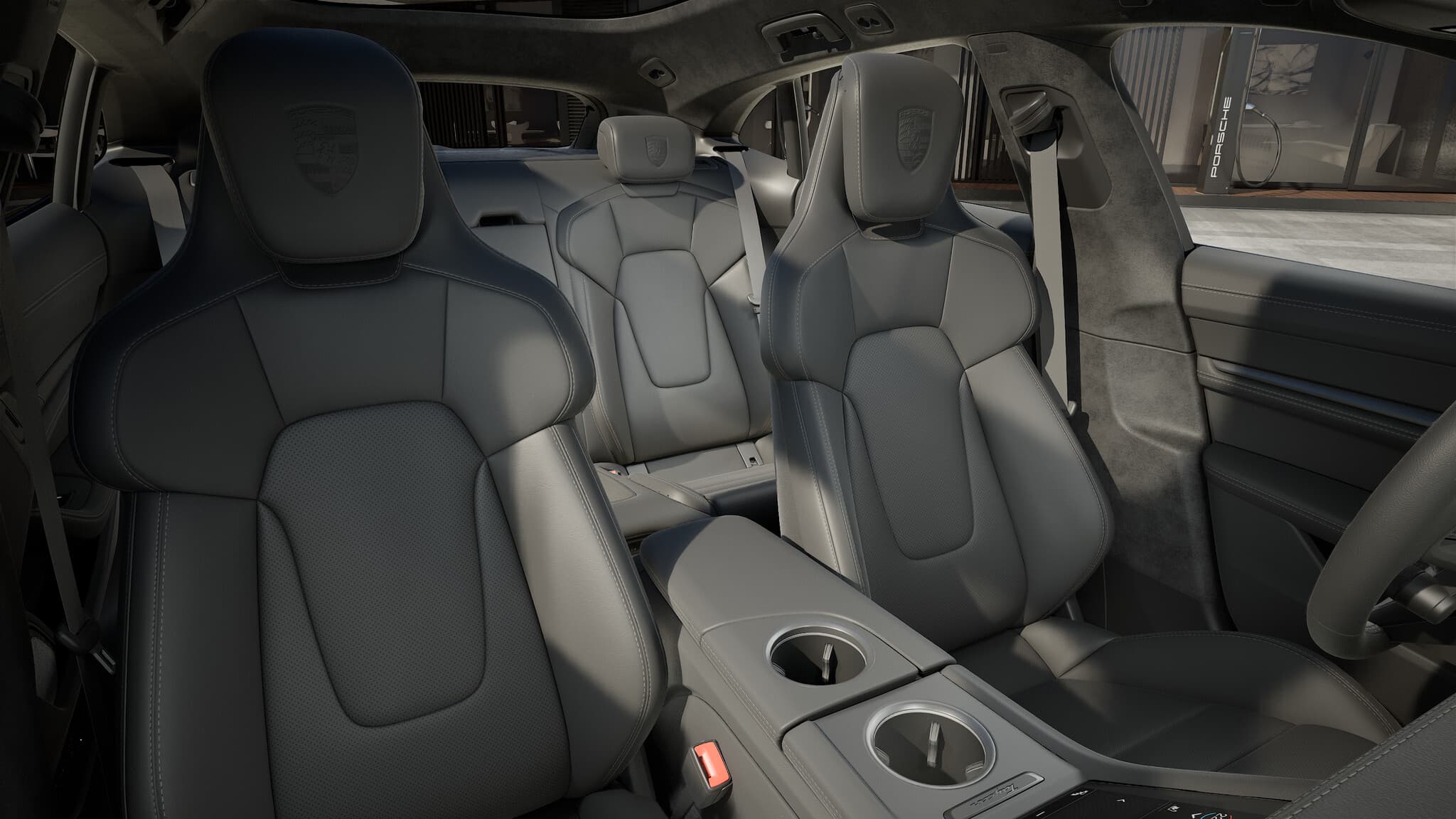 Taycan Turbo Cross Turismo 后方外观图